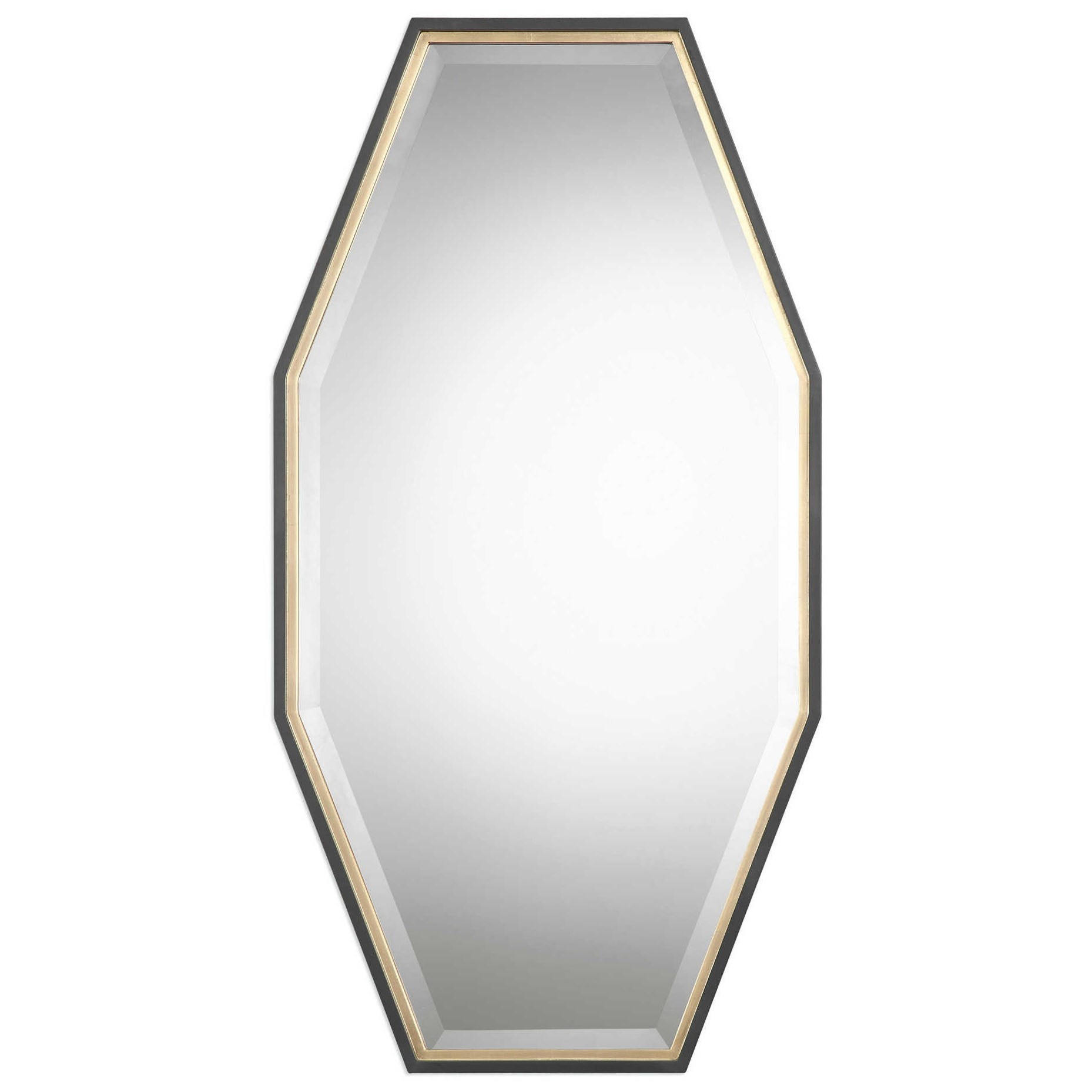 Uttermost Mirrors Savion Gold Octagon Mirror Mueller Furniture Wall